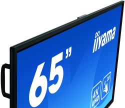 iiyama ProLite TE6503MIS-B1AG 65-inch Display Touch IPS 4K UHD 3840x2160 DP HDMI VGA RJ-45 speaker 6ms black Android Very good - Refurbished