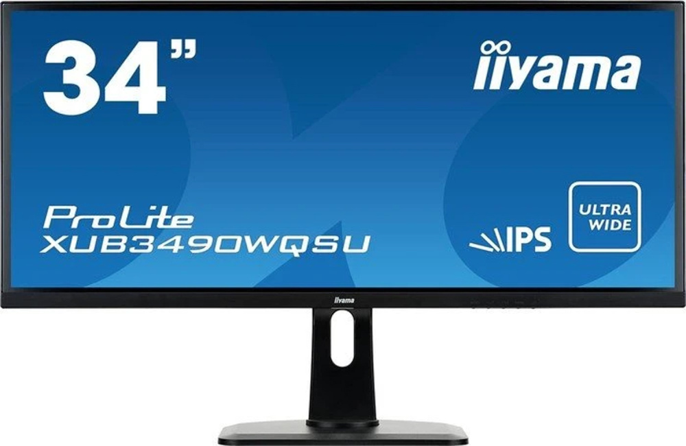 iiyama ProLite XUB3490WQSU-B1 34-Zoll Monitor IPS UWQHD 3440x1440 DP HDMI USB Lautsprecher 5ms schwarz Sehr gut - Refurbished