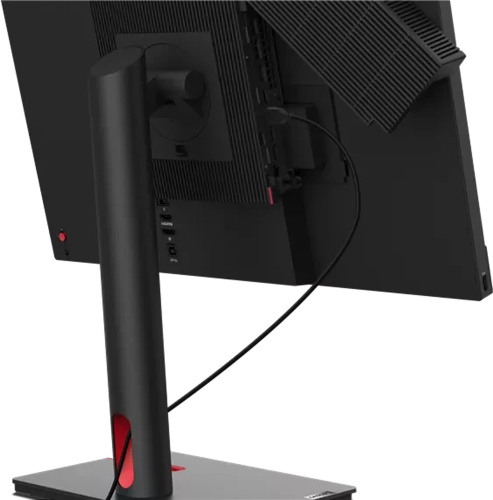 Lenovo ThinkCentre Tiny-in-One 24 Gen 5 (Non-Touch) 23,8-Zoll Monitor IPS FHD 1920x1080 DP HDMI USB Lautsprecher Webcam 4ms schwarz