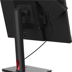 Lenovo ThinkCentre Tiny-in-One 24 Gen 5 (Non-Touch) 23,8-Zoll Monitor IPS FHD 1920x1080 DP HDMI USB Lautsprecher Webcam 4ms schwarz