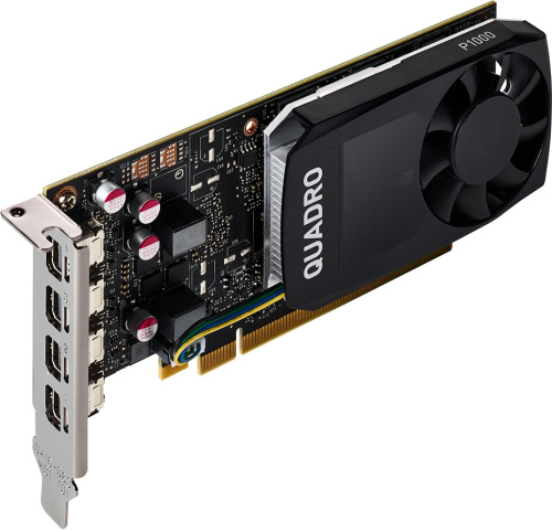 NVIDIA Quadro P1000 4GB GDDR5 Grafikkarte 4x mDP High...